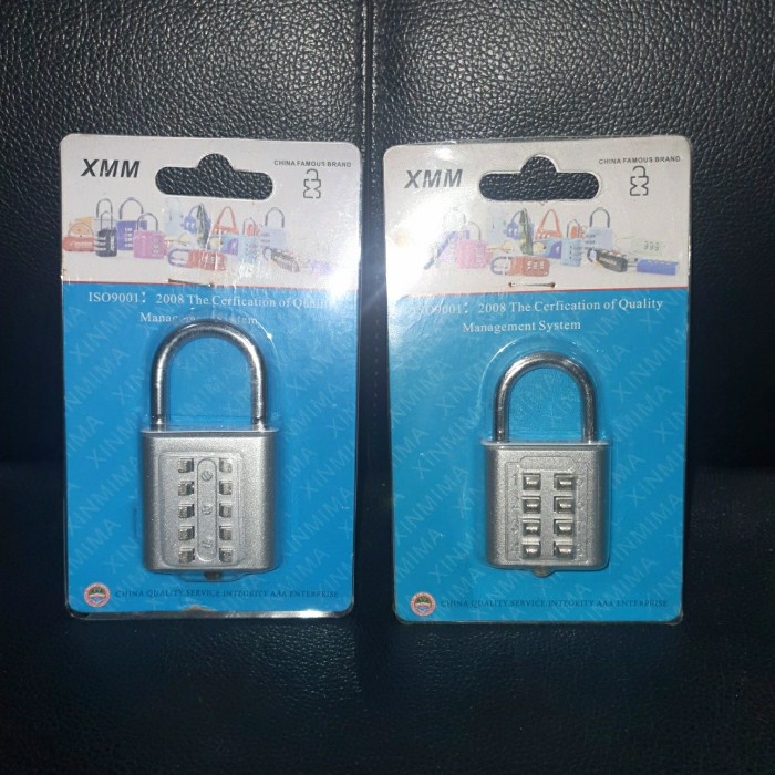 GEMBOK KODE 8 ANGKA XB 35 - GEMBOK KOPER / GEMBOK RUMAH / GEMBOK PAGAR
