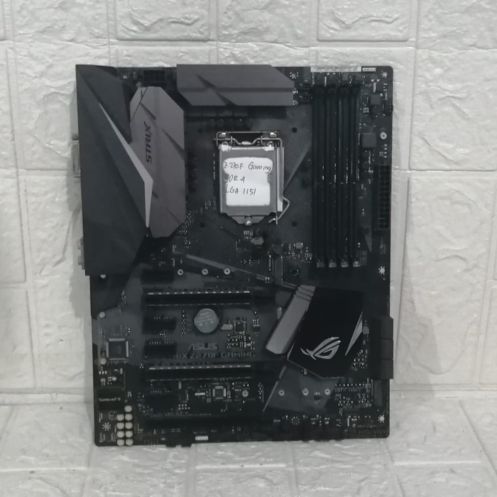 Mobo Asus Strix Z270F Gaming DDR4 LGA 1151 GEN 6/7