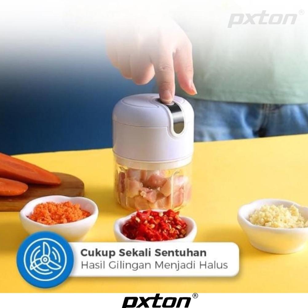 Big Sale Pxton - Portable Blender Gilingan Mini Bumbu Dan Daging Dengan Usb / Usb Mini Chopper Blend