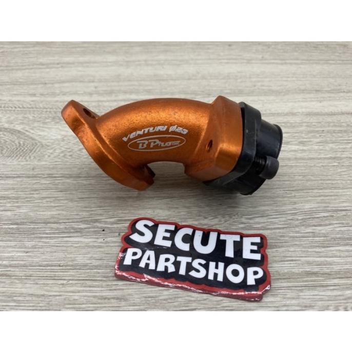 ASLI INTAKE MANIFOLD MANIPOL INTEK BEBEK BPRO RACING 28 MIRING PENDEK GOLD MURAH