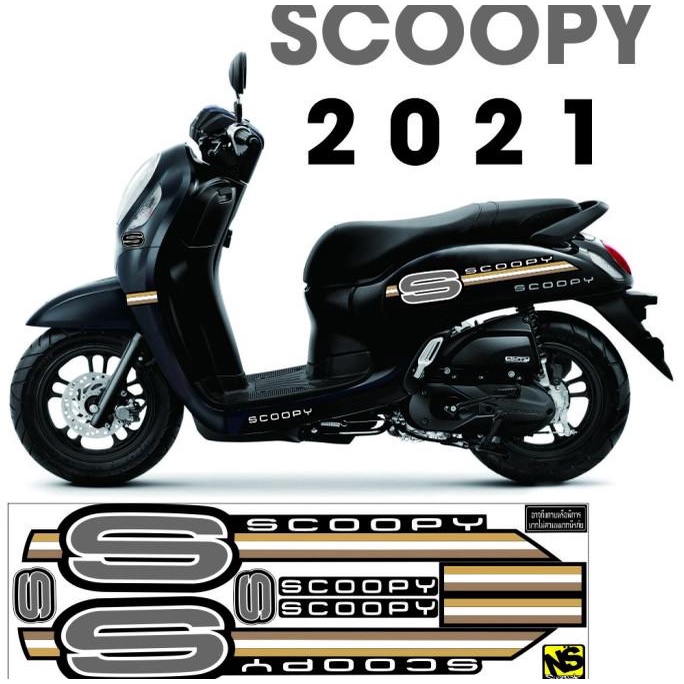 TERBARU STICKER SCOOPY 2021 THAILOOK THAILAND STIKER VARIASI SCOOPY 2021 STRIP HIGH QUALITY