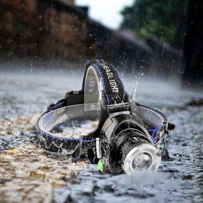 Terlaris Led Senter Super Terang, Lampu Senter Kepala Led, Lampu Depan Tahan Air Sensor Gerak,Senter