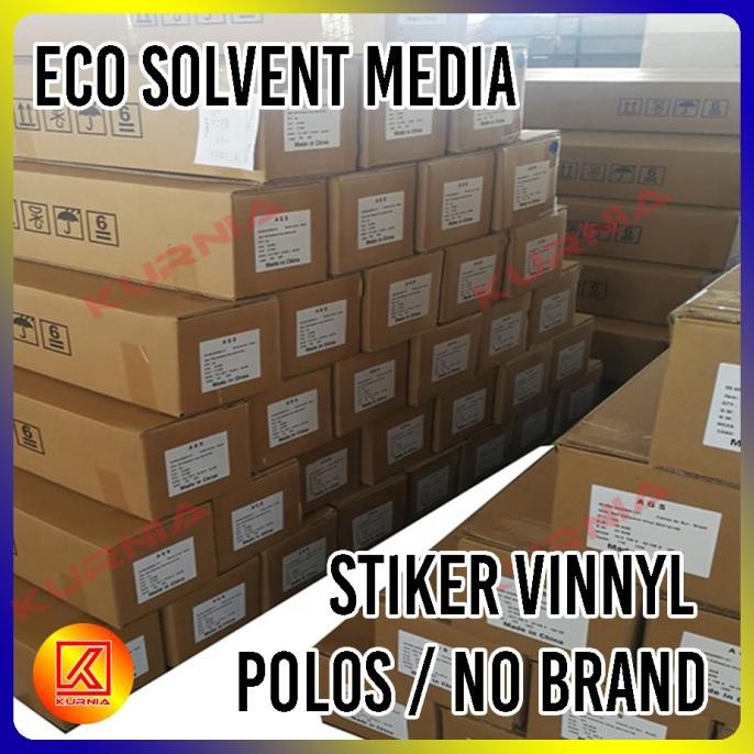 Stiker Polos Vinyl China / Vinnyl Eco Solvent 1 Roll L. 126 Cm Termurah