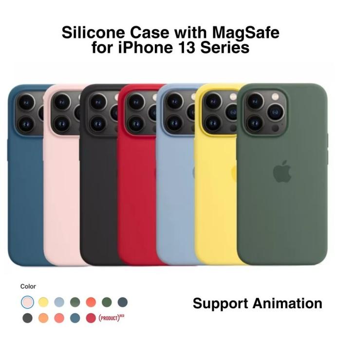Terbaru  Ormo Silicone Case Magsafe Iphone 13