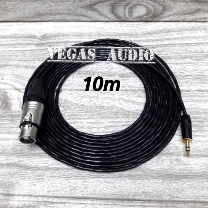 kabel canare kecil jack 3.5mm stereo to XLR female(10m)