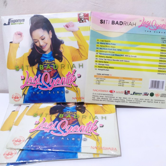 Menakjubkan Cd Original Kfc Sibad Siti Badriah Lagi Syantik Not Vcd Dvd Bagus
