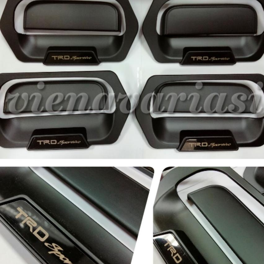 Cover Handle Outer Pegangan Pintu Variasi Pintu Mobil Agya Ayla Hitam