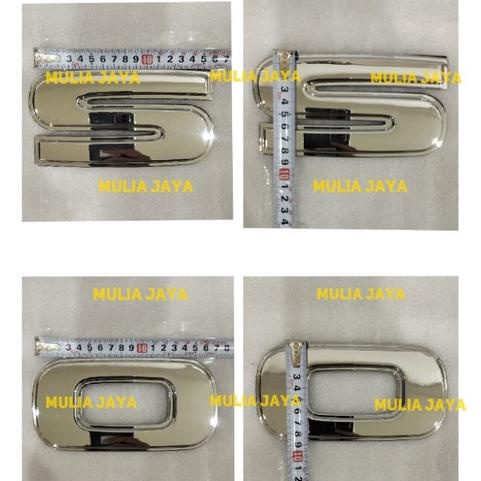 Emblem Truk Fuso Chrome Great Dan 6D40/Logo Fuso/Tulisan Fuso Besar