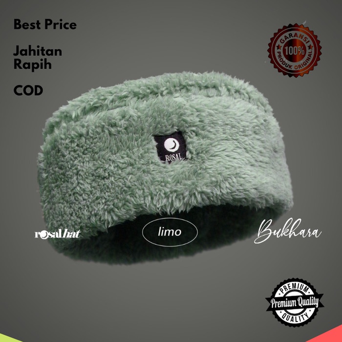 Peci Songkok Bulu / Peci Bukhara / Peci Turki / Peci Bulu Rusia Rosal