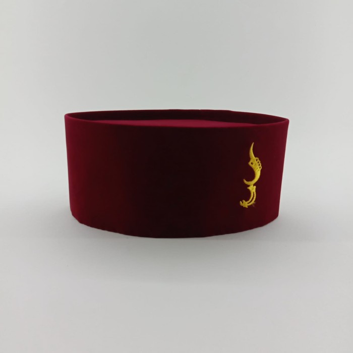 Peci Songkok Kopiah Kujang Merah Maroon