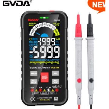 GVDA Smart Digital Multimeter 1000V 10A Ohm Hz True RMS AC DC GD128