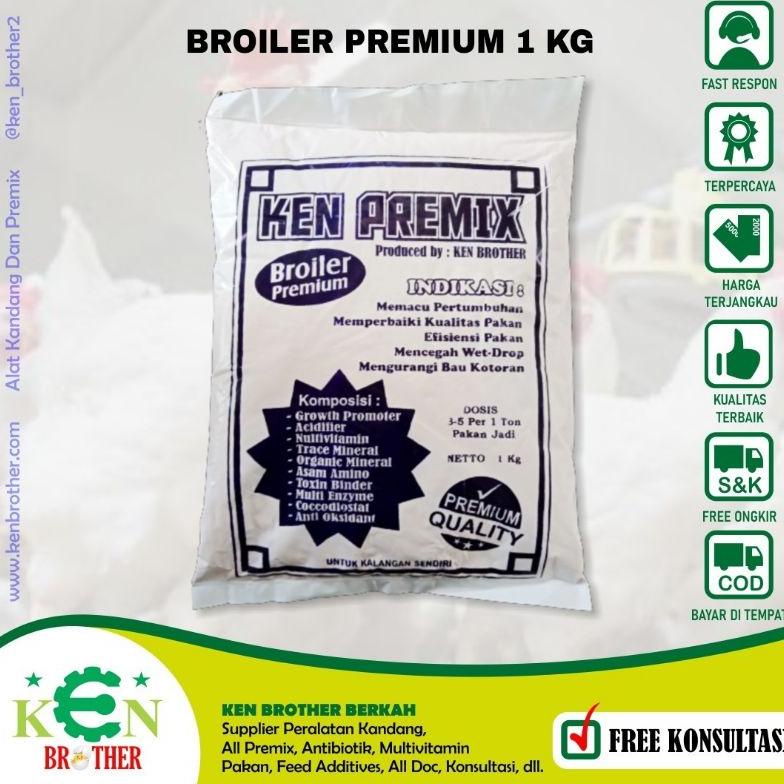 Neww KEN PREMIX Broiler Premium campuran pakan ayam pedaging broiler