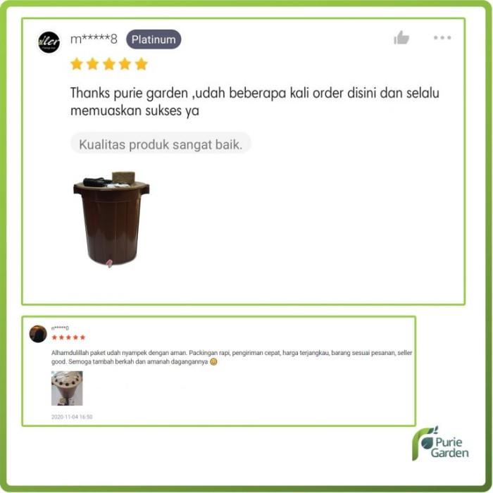 BUDIKDAMBER Paket Lengkap Aquaponik Budidaya Ikan Dalam Ember 70 Liter Berkualitas