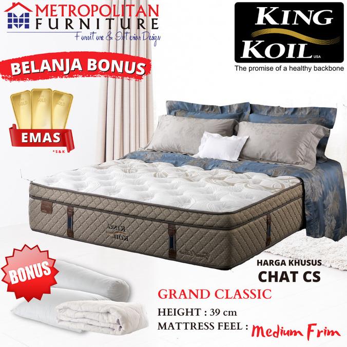 Kasur Springbed KING KOIL Grand Classic Kasur Spring bed
