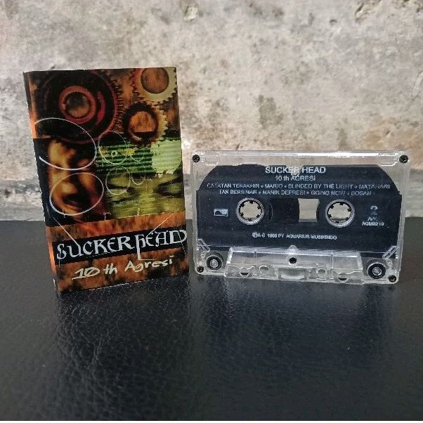 kaset pita Sucker Head - 10th Agresi VG kaset metal Rock