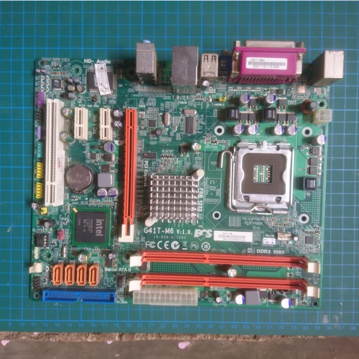 Motherboard ECS G41T-M6, lga 775, mobo, g41
