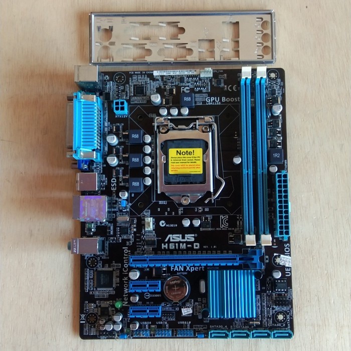 MOBO/MOTHERBOAD ASUS H61 LGA 1155 SUPPORT GEN 2 GEN 3