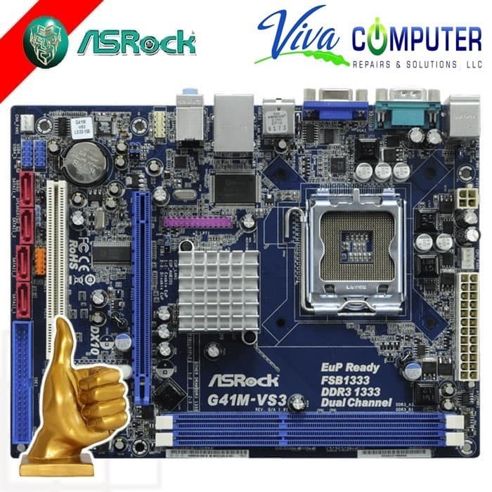 Motherboard Mobo Asrock G41 DDR3 LGA775