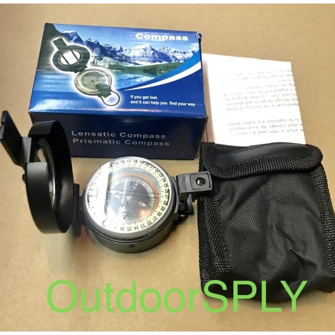 DC60-1B Professional Military Compass Lensatic Prismatic Kompas