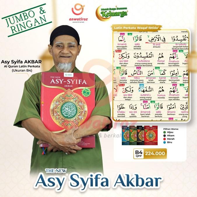 Alquran Jumbo Latin Perkata Terjemah Asy Syifa Akbar B4