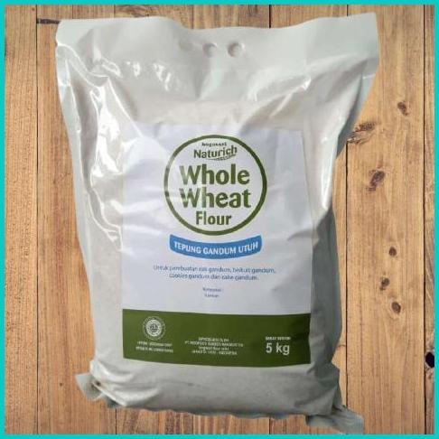 

Tepung Gandum Utuh Naturich - Whole Wheat Flour Repack 500gr 16novz3 s