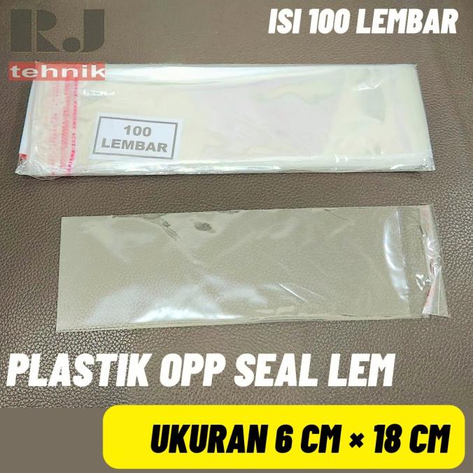 

=====] Plastik Bungkus Sendok Garpu OPP Seal Lem 6 cm 18 cm isi 100 Lembar