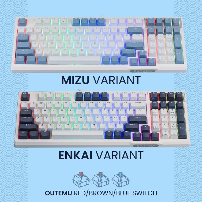 SADES KATANA Wireless 96% Mechanical Keyboard