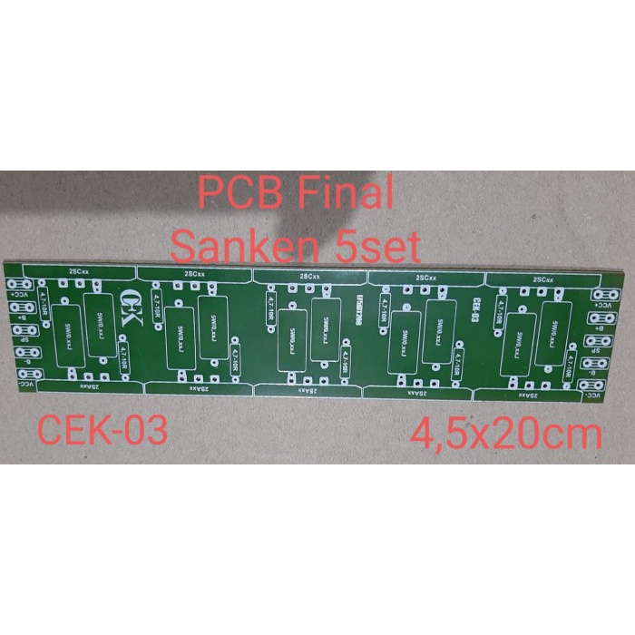 <<<<<] PCB Final Sanken 5 set pcb 5set transistor Final sanken CEK-03