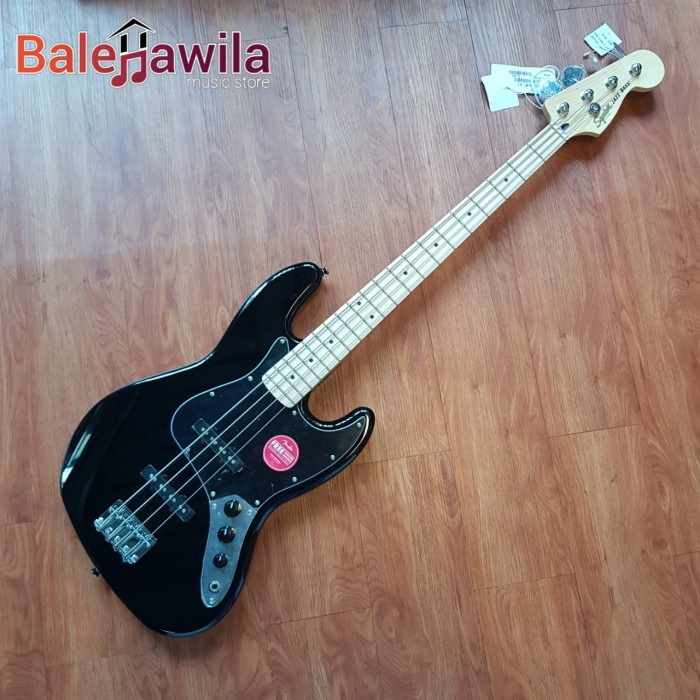 PROMO GITAR BASS ELEKTRIK SQUIER AFFINITY SERIES JAZZ BASS MAPLE FB BLACK #ORIGINAL