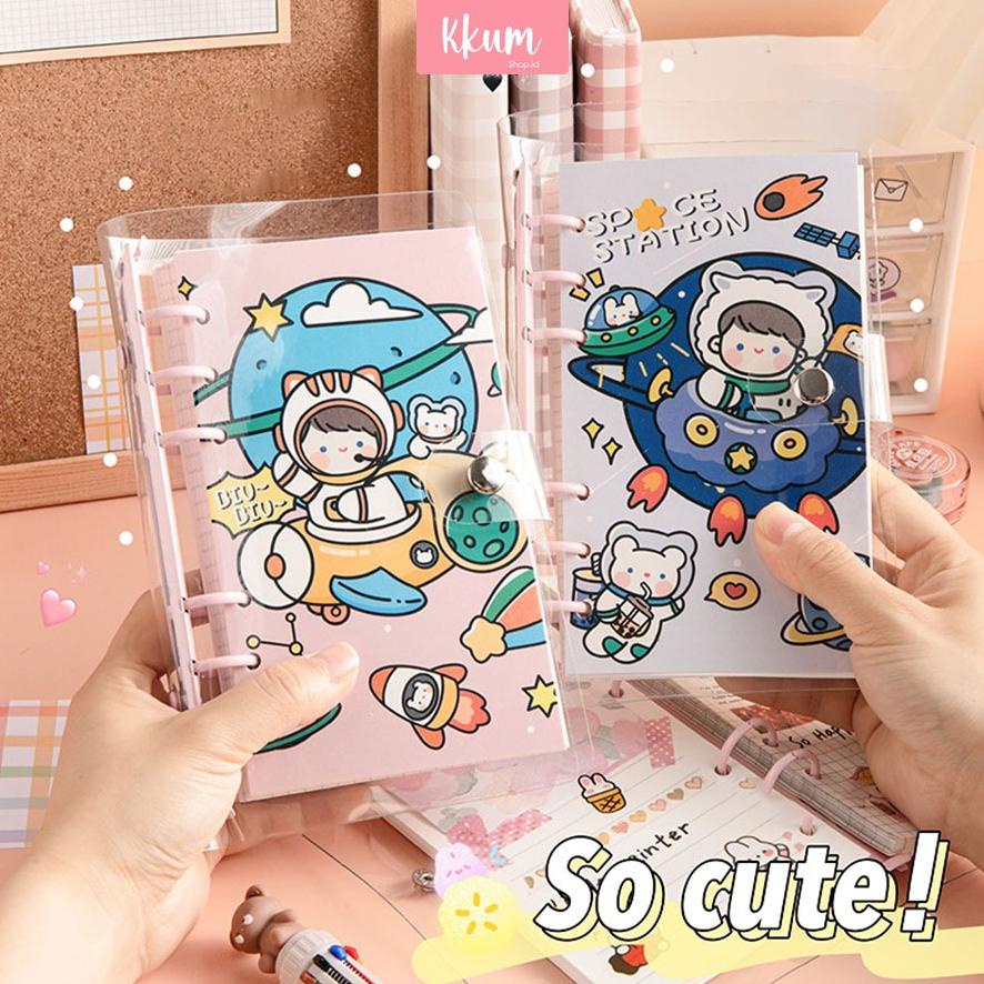 

BISA COD BINDER NOTE A6 CUTE PEACH / BUKU CATATAN 100 LEMBAR/ NOTEBOOK JOURNAL LUCU DAILY PLANNER COD SAME DAY