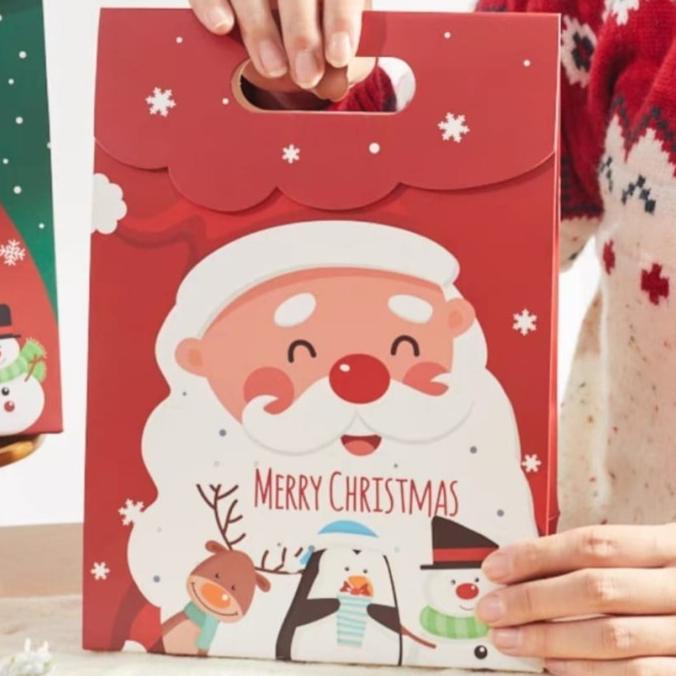 

PAPER BAG Natal Tas kertas Christmas Gift Bag Goodie Bag Hampers Natal