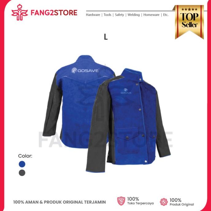Jaket Las Kulit welding / Leather Welding Jacket