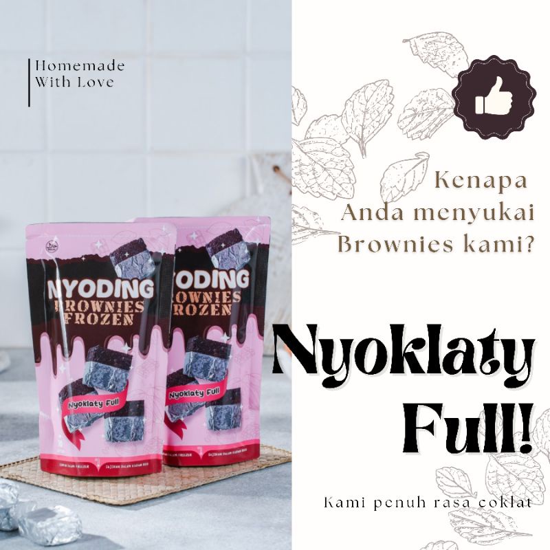 

Promo GRATIS Brownies Frozen Nyoding Fudgy 10 Pouch + 1 Pouch