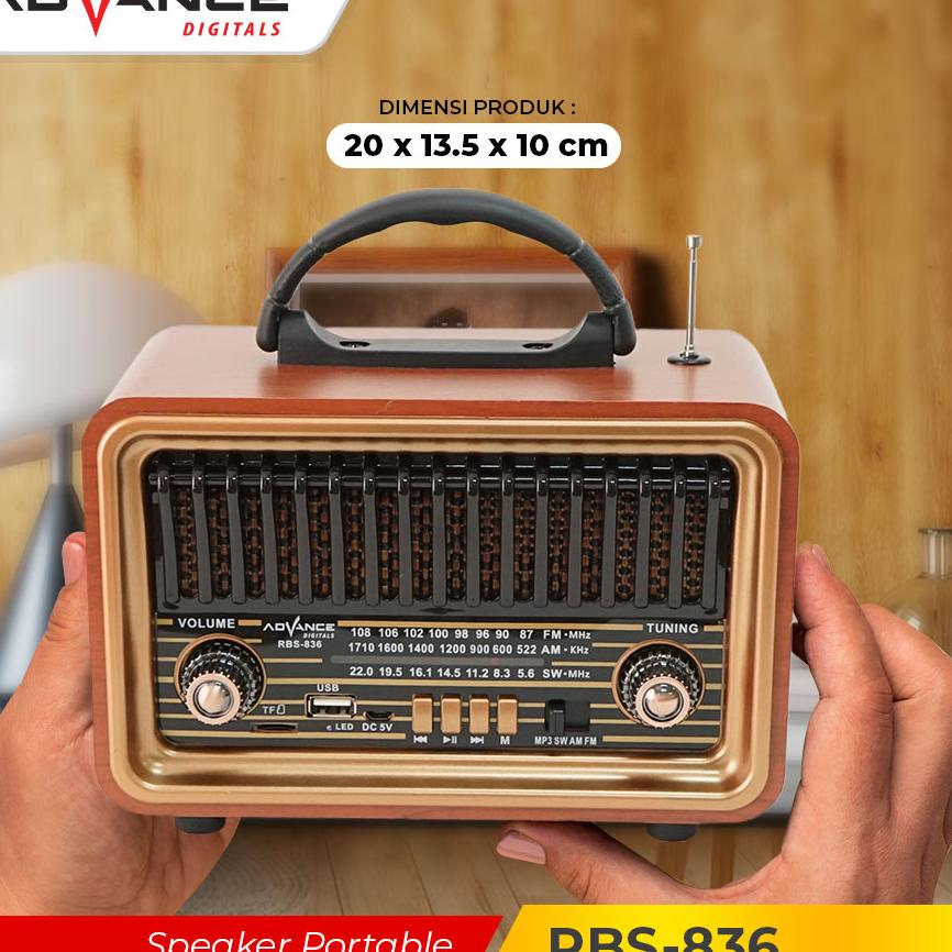 Radio/ Rado Rbs-836/Radio Bluetooth/Radio Design Classic/Radio Design Klasik/Radio Bluetooth/ Radio 