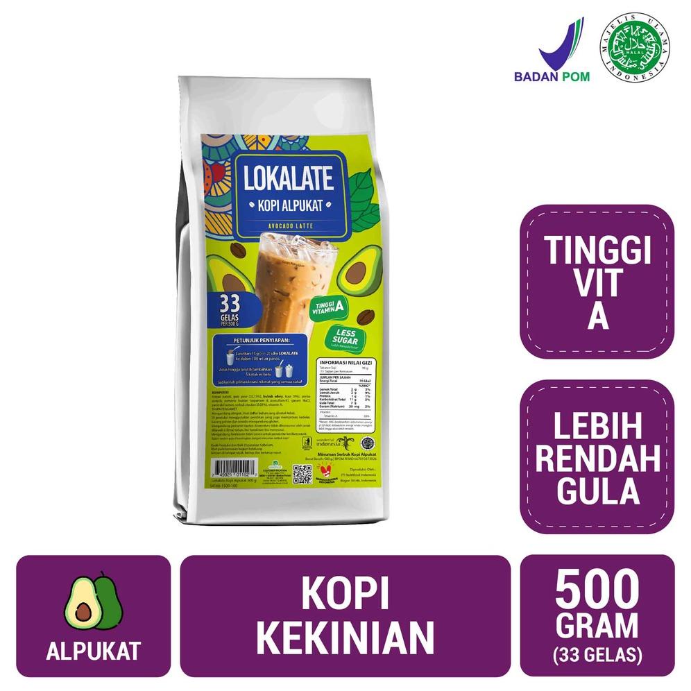 

Ready Lokalate Kopi Alpukat 500 gram - Tinggi Vitamin A Lebih Rendah Gula