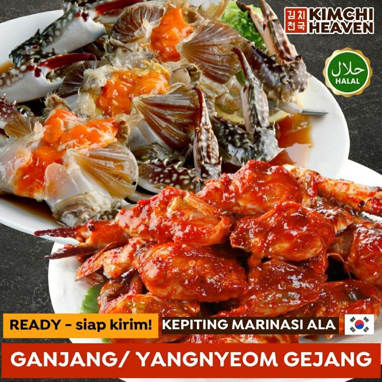 

Ready Ganjang Gejang / Yangnyeom Gejang Kepiting Marinasi Kepiting Rajungan Marinasi Korea Kecap Pedas Korean Marinated Crab Kepiting Kecap Asin Korea Korean Food Halal Kfood Kimchi Heaven Tteokbokki Odeng Oden Eomuk Makanan Korea