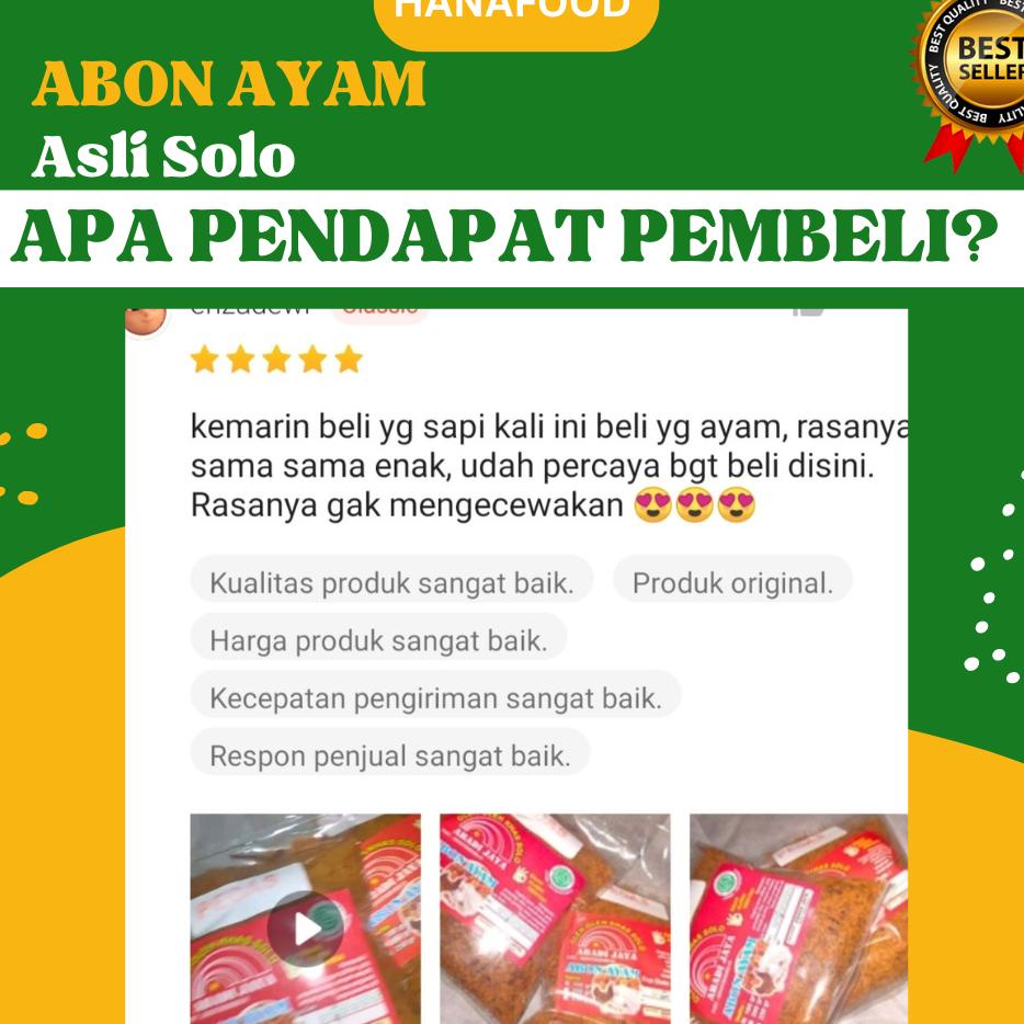 

Abon Ayam 3 Pcs | Abon Ayam Daging