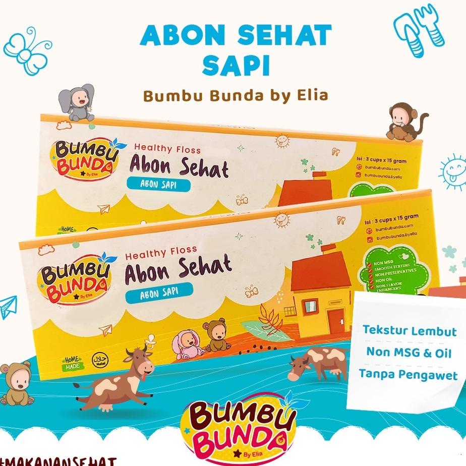 

Bumbu Bunda Elia Abon Sapi / Abon Ayam / Abon Mpasi / Abon Bayi