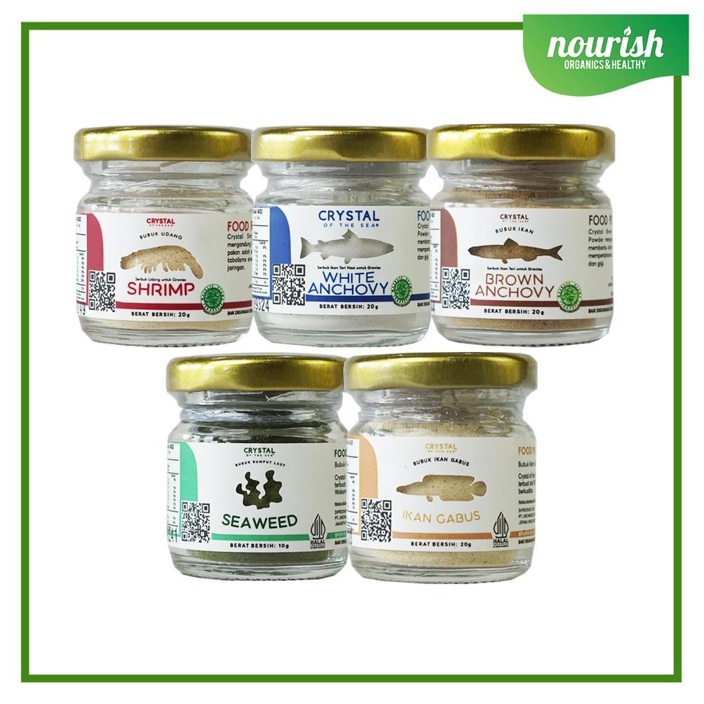 

Ready Crystal Of The Sea , Anchovy Powder/ Bubuk Ikan Teri MPASI 20g
