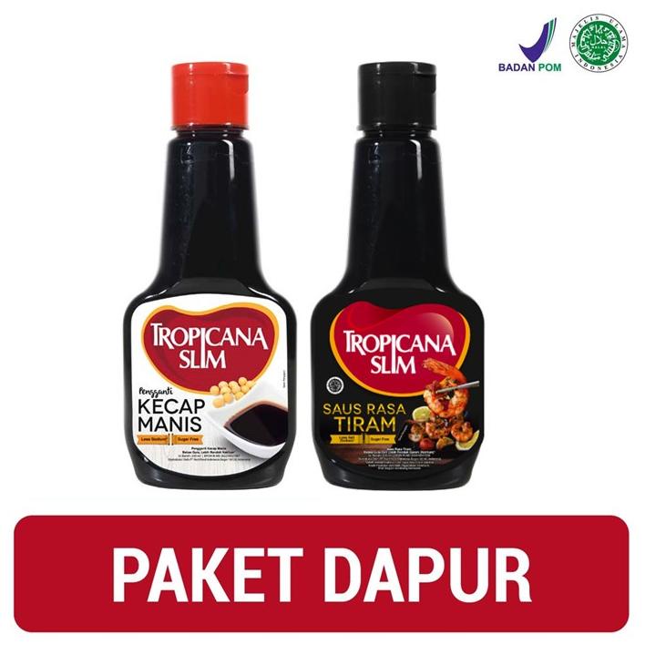 

Ready Paket Dapur Sehat - Tropicana Slim Kecap Manis 200 ml & Tropicana Slim Saus Tiram 200 ml