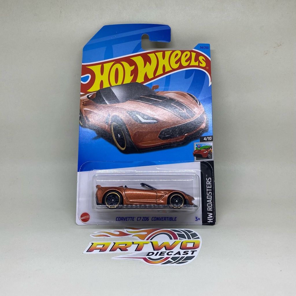 Hot Wheels Corvette C7 206 Convertible