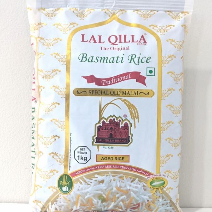 

Lal Qilla Basmati Rice 1kg | Lal Qila | Lalqilla | Lalqila Beras India H85S