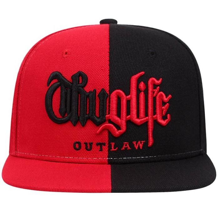 SUMBRERO SNAPBACK TOPI OLAHRAGA LUAR RUANGAN THUG LIFE CAP 2PAC BORDIR