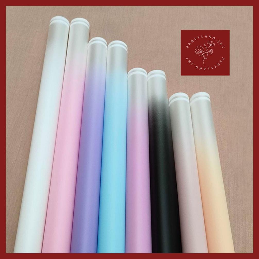 

Rainbow Cellophane Flower Wrapping Waterproof Kertas Bunga Buket Florsit Wrapping