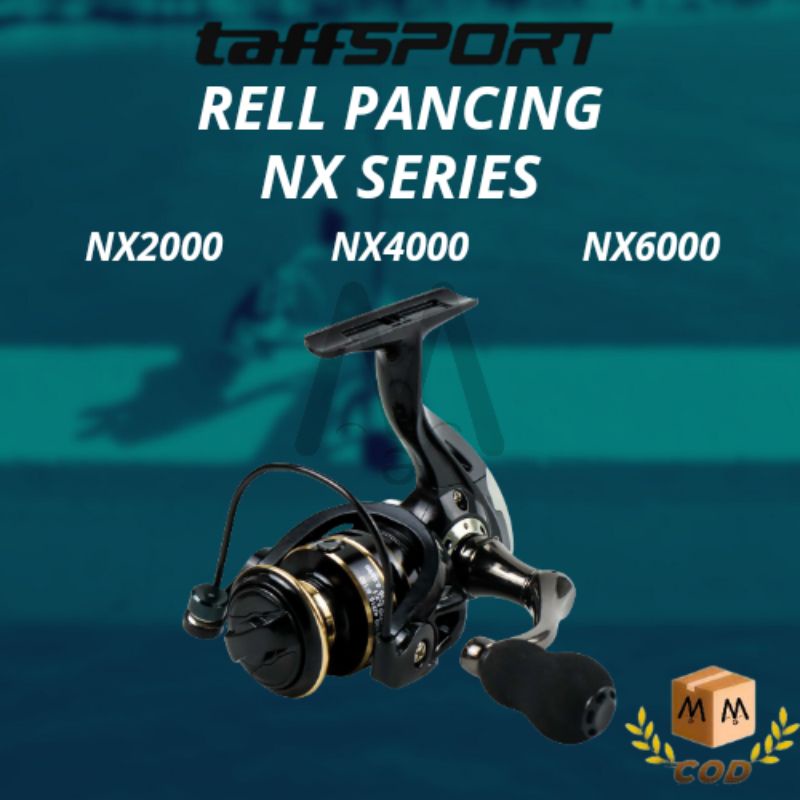Original TaffSPORT Metal Reel Pancing Spinning Fishing Reel NX Series: NX2000, NX4000, NX6000