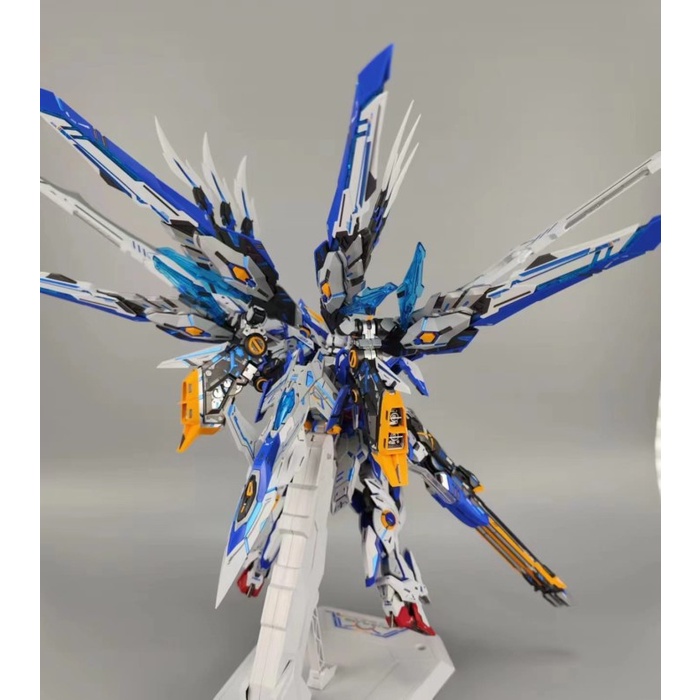 Mg 1/100 Zaa Blue Frame Model Kit Pabrikan Supernova