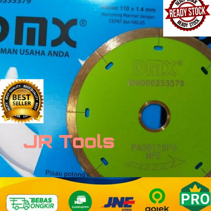 pisau potong keramik DMX 4" asli ORI 100% untuk granit granite marmer