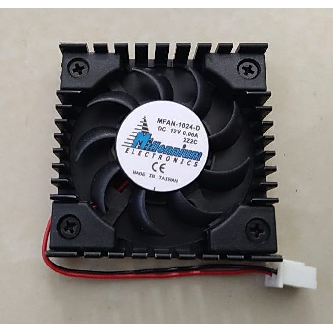 Fan DC 12V 4.5x4.5 x1cm VGA CPU GPU Mini Cooling Fan Millennium Taiwan