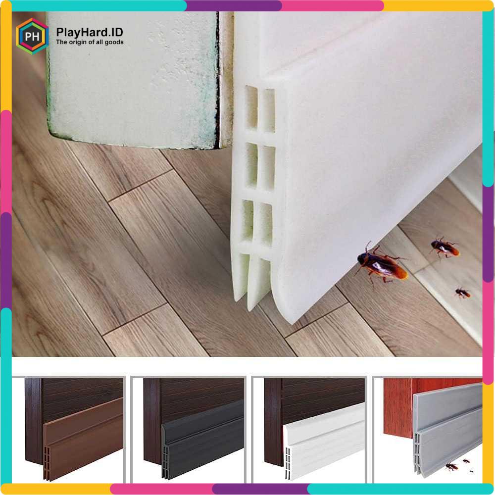 Karet Penutup Celah Bawah Pintu Penahan Pintu Penghalang Kecoa Putih