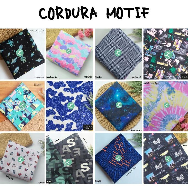 Baru Update Kain Cordura Motif / Bahan Tas Cordura Motif / Bahan Waterproof Cordura New 2024